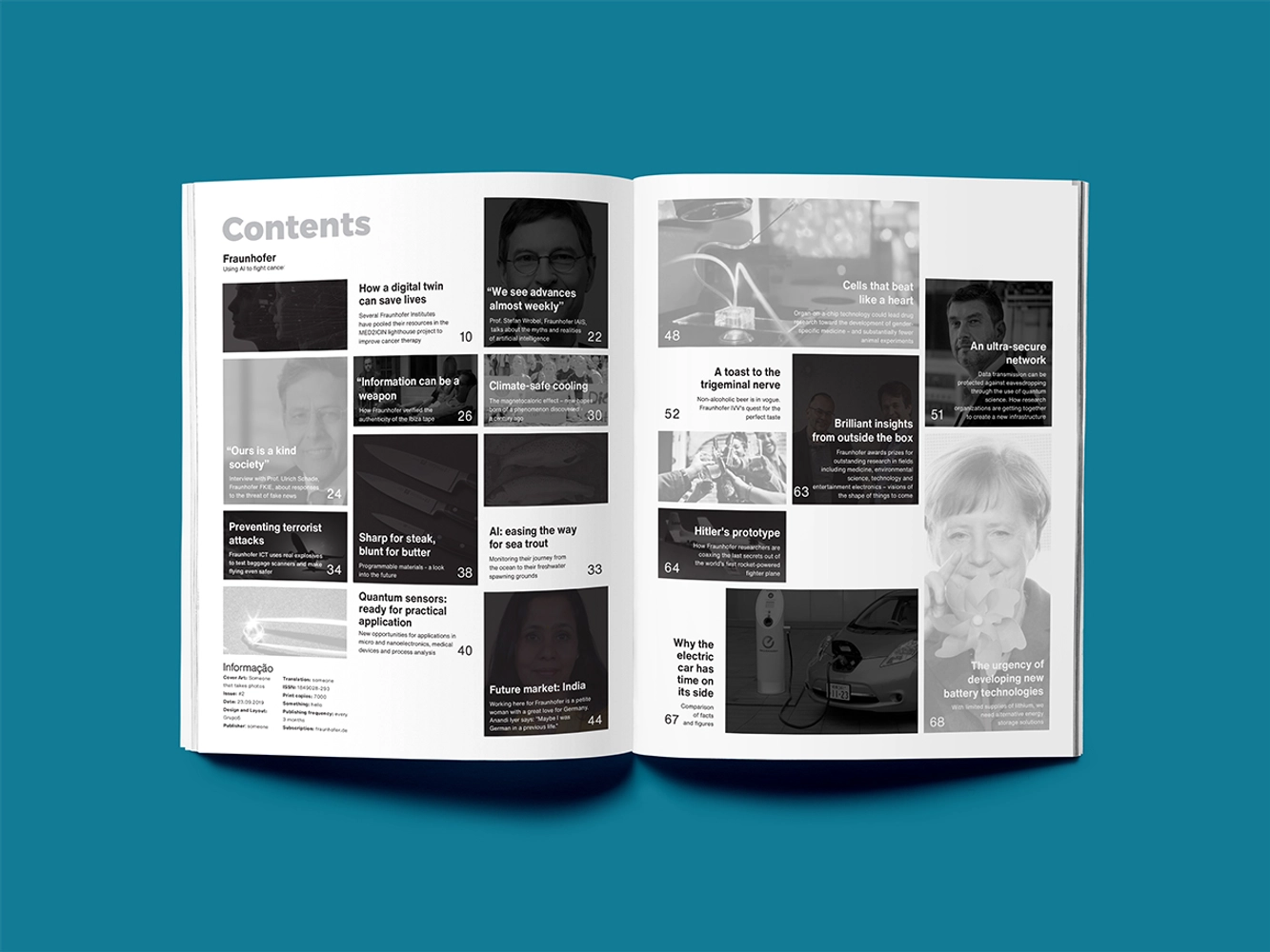 Representation of the user flow