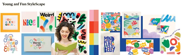 Young and colorful stylescape